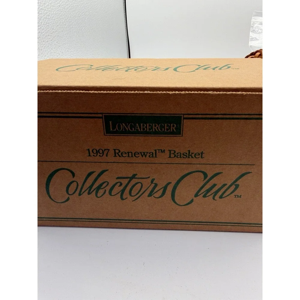 Longaberger Collectors Club 1997 Renewal Basket‎ Combo 🧺✨ – NIB (New in Box)